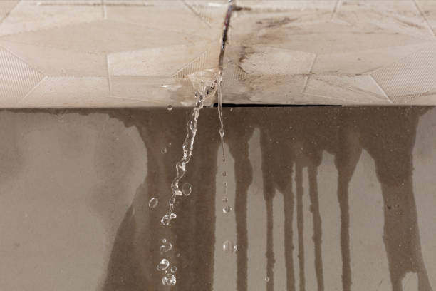 Professional Commercial Water Damage Restoration technician working in Dennis, TX